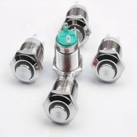 Interrupteur petits boutons poussoirs pour démarreur de phare, accessoires électriques, à verrouillage automatique, étanche, de 8mm, 10mm, 12mm, 16mm
