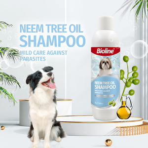 Shampooing <span class=keywords><strong>pour</strong></span> chien Bioline à base de plantes, <span class=keywords><strong>répulsif</strong></span> contre les insectes, <span class=keywords><strong>huile</strong></span> <span class=keywords><strong>essentielle</strong></span> naturelle de neem, brillance soyeuse, 1000 ml - Product Image 6