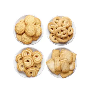 115G Vierkante Tin Deense Stijl Boter Santa Melk Cream Cookies