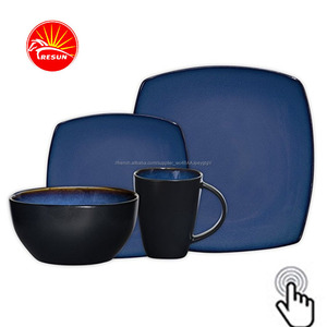 Ensembles de <span class=keywords><strong>vaisselle</strong></span> <span class=keywords><strong>en</strong></span> <span class=keywords><strong>grès</strong></span> émaillé couleur Cordoba Lounge Home Soho - Product Image 2
