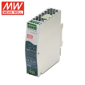 Mean Well SDR-75-12 transformer smps 75w 12v beralih catu daya Meanwell
