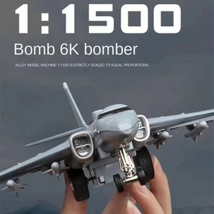 1: Modello di <span class=keywords><strong>aereo</strong></span> in plastica su scala 1500 6K bombardiere di simulazione in lega di energia acusto-ottica <span class=keywords><strong>aeronautica</strong></span> ornamenti militari per - Product Image 3