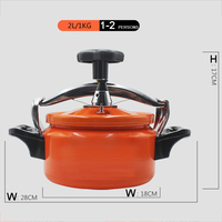 Autocuiseur Commercial en aluminium multicolore en solde 16CM 18CM 20CM