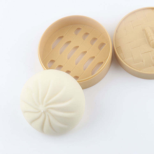 Wholesale Dumpling Squishy Fidget Toy Dumpling Stress <b>Ball</b> Steamed Stuffed Bun <b>Squeezing</b> Stress Relief Sensory Decompression Toy - Product Image 5