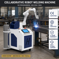 Bras de robot collaboratif haute précision sans programmation pour le soudage de l'acier inoxydable, de l'acier au carbone et de l'aluminium, système Cobot intelligent