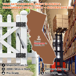 Chúng tôi địa phương Chứng Khoán vườn hàng rào cổng bản lề Đen Thép trọng lực gỗ hàng rào PVC Vinyl hàng rào cổng bản lề (1 cặp) - Product Image 6