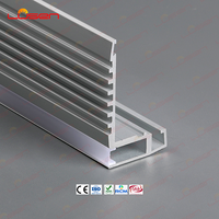 Profilé en aluminium pour bande LED LS-161, bande LED encastrée, montage sur escalier, profilé en aluminium pour cinéma, éclairage de marche, canal LED pour marche d'escalier