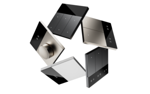 Interrupteur intelligent LTECH S3 PRO Van Gogh Gold BLE 5.0 sans fil <span class=keywords><strong>3</strong></span> canaux avec écran OLED, routage intelligent, métal, application, maison intelligente - Product Image 3