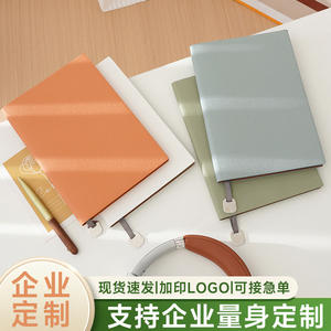 Carnet en cuir A5 personnalisé, reliure spirale, couverture souple, portable, pour le bureau, les réunions, impression numérique, impression de logo - Product Image 4