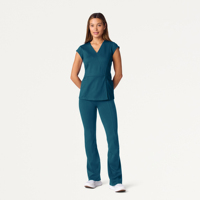 Tenues de travail décontractées pour femmes YUHONG en popeline de polyester, durables, respirantes et réutilisables, style tendance