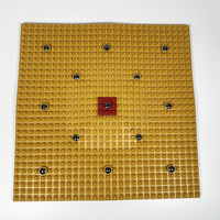 Tapis de massage des pieds magnétique d'acupression en caoutchouc pour physiothérapie, protection de l'environnement, portable, pour points d'acupuncture
