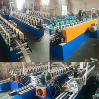 Machine de profilage à froid de type Omega en acier de haute qualité, double ligne de production, pour profilés et rails