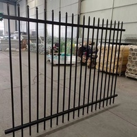 Hot Sale <strong>Best</strong> Price Powder Coating Rod Wrought Iron <strong>Security</strong> Outdoor Modern <strong>Fence</strong>