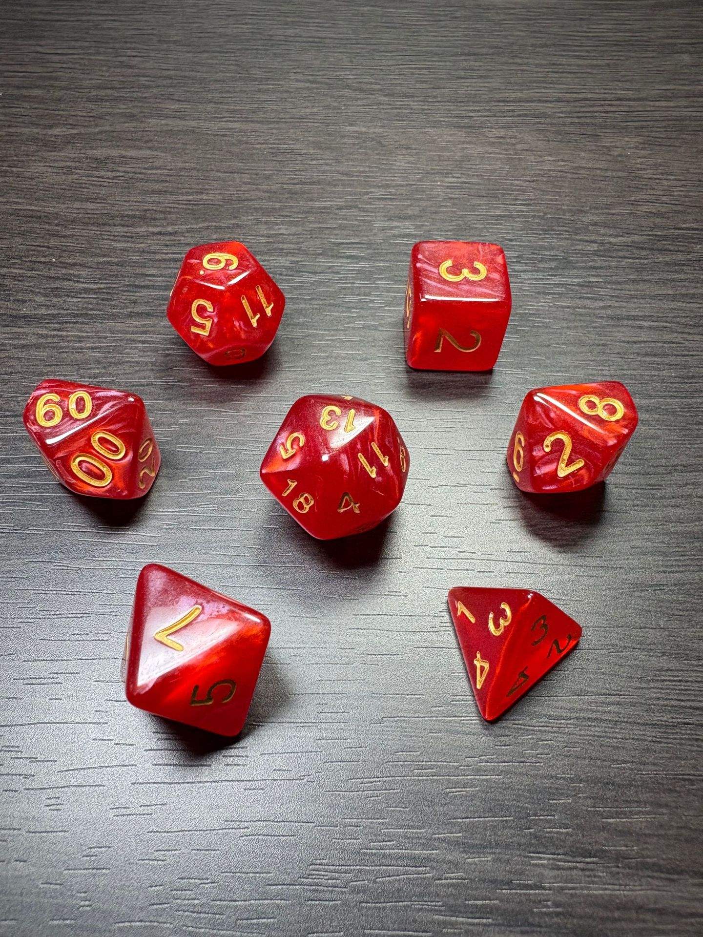 Multi-faceted seven-piece set 1