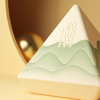 Benutzer definierte kreative Pyramide Turmform Zuckerrohr Lebensmittel qualität Material Papier Tee Verpackungs box Dreieck Boxen
