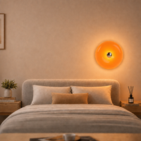 Lampe murale LED créative rechargeable - Lampe portable pour salon, chambre et chevet - Lampe de table multifonctionnelle - Lampe murale