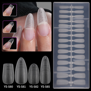 ZHI JIA - <span class=keywords><strong>Uñas</strong></span> Postizas Personalizadas de ABS con Diseño Predefinido para Varias Formas de <span class=keywords><strong>Uñas</strong></span>, 240 Piezas, <span class=keywords><strong>Uñas</strong></span> Postizas de Belleza - Product Image 1