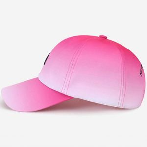 2026 Gradient Green Stylish 6-Panel 100% Polyester Waterproof Baseball Cap 3D Embroidery Unisex Gold Copper Buckle - Product Image 4