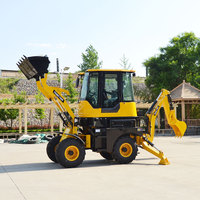 Chargeur sur pneus WZ15-10 approuvé HERACLES CE de marque chinoise avec chargeuse-pelleteuse à charge nominale de 1 tonne pour la construction et le jardin