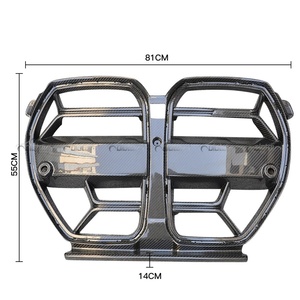 แถบกระจังหน้าสไตล์ CSL คาร์บอนไฟเบอร์แบบแห้งกระจังหน้าแบบเปลี่ยนได้สำหรับ G80 BMW G82 M3 M4ปรับแต่งอัตโนมัติโดยไม่ใช้ ACC - Product Image 2