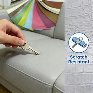 <span class=keywords><strong>Cuero</strong></span> Sintético de Microfibra para Interiores de Automóviles, <span class=keywords><strong>Tacto</strong></span> Similar al <span class=keywords><strong>Cuero</strong></span> Genuino, para Tapicería de Muebles, Sofás y Prendas, con Patrón Repujado - Product Image 6