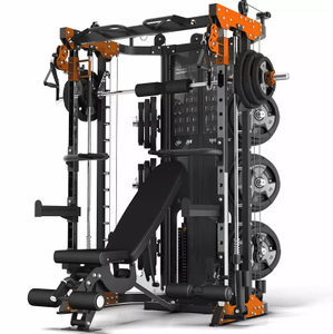 Station de fitness multifonction tout-en-un pour la maison : Rack de squat, machine Smith, équipement d'entraînement pour les épaules, la poitrine et les jambes - Product Image 1