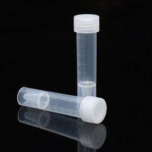 Tubo Criogénico Tamayasu de 19 ml, Esmerilado, Graduado, de Plástico Grueso con Tapa de Rosca para Uso en Laboratorio - Product Image 2