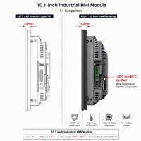 شاشة LCD صناعية متينة مقاس 10.1 بوصة IPS بدقة 1280x800 HD وسطوع 1100 نيت، بواجهة MIPI 40-Pin، تعمل في درجات حرارة واسعة من -30 إلى 85 درجة مئوية، للتحكم الصناعي وواجهات HMI (TMK)