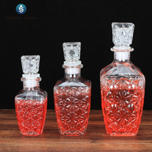 OSHOW Bán Buôn 500Ml Rượu Vang Đỏ Whiskey <span class=keywords><strong>Vodka</strong></span> Chai Thủy Tinh Hình Dạng Đặc Biệt Chai Rỗng - Product Image 4
