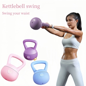 CZFIT Women's Home Fitness Soft Kettlebell Dumbbell 6kg PVC Magic Men Exercise Equipment for <b>Weight</b> Loss and Butt Lifting - Product Image 1