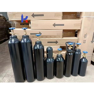 Kinton bơm lại ISO9809-3 150bar 10L oxy Nitơ Argon Helium CO2 Rỗng Xi lanh khí - Product Image 5