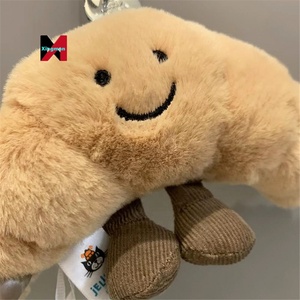Original Jelly Cat Bread Plush <strong>Toy</strong> Creative Croissants Roll Bread Plush Doll Keychain Decoration Backpack Pendant Gift Blind Box - Product Image 1