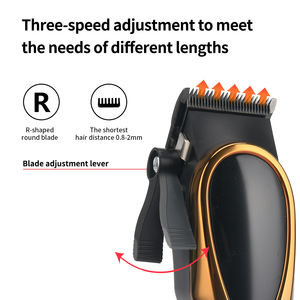 PRITECHカスタムヘアマシンコードレス電気ヘアトリマーとクリッパープロフェッショナル充電式ヘアクリッパー男性用 - Product Image 3