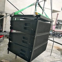 Système de sonorisation Line Array à double haut-parleur de 12 pouces à SPL élevé, haut-parleurs audio professionnels