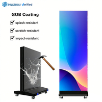 Pantalla LED Plegable de Alta Definición a Todo Color P1.8 P2.5, Pantalla LED para Interiores, Pantalla LED para Carteles
