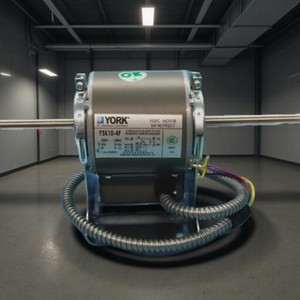 มอเตอร์ยอร์ค YSK10-4F แกนทองแดงแท้ แกนคู่ อะไหล่เครื่องปรับอากาศส่วนกลาง - Product Image 1