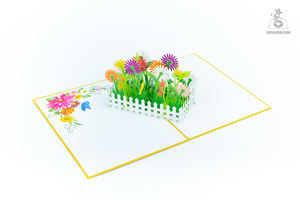 Cartes pop-up 3D colorées exquises avec des cartes de voeux artisanales de fleurs pour des événements de vacances, des cadeaux et des occasions romantiques - Product Image 4