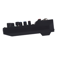Mini table de mixage audio professionnelle 4 canaux avec 100 effets DSP, contrôleur DJ/console audio pour diffusion en direct, enregistrement et scène