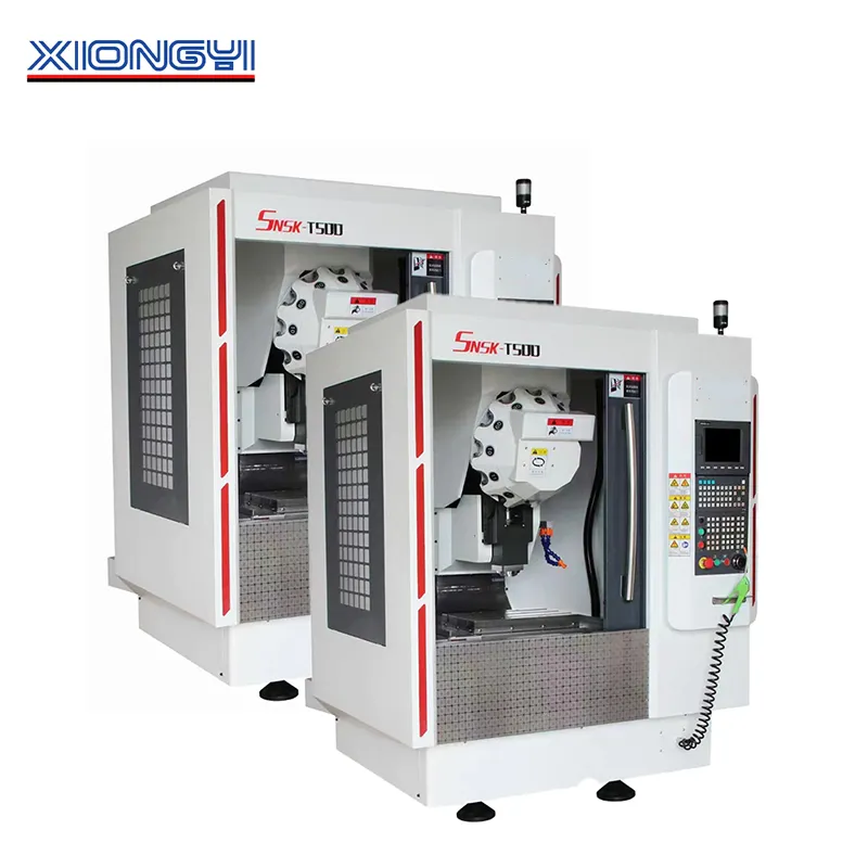 Yüksek hassasiyetli dikey Metal SN-T500 CNC işleme makinesi