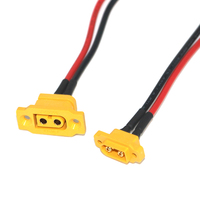 Connecteur mâle XT60E-M, câble Pigtail montable XT60 avec câble 16AWG 20CM pour batterie Lipo RC, drone de course FPV Quadcopter