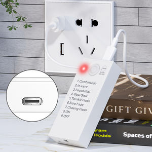 ไฟเส้น LED แบบชาร์จไฟได้ไฟแบบกะพริบใช้แบตเตอรี่ไฟเส้น LED ในร่มขนาดเล็กพร้อมตัวจับเวลาสำหรับเถาวัลย์ - Product Image 3