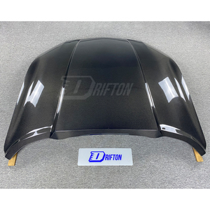 ฝากระโปรงคาร์บอนไฟเบอร์สีดำสไตล์มัสแตงดริฟตัน รุ่นใหม่ ซูเปอร์ชาร์จ  แบบทอ 3K/6K/12K ผิวเงา/ด้าน รุ่นเจเนอเรชั่น 6 ป้องกันรังสียูวี - Product Image 5