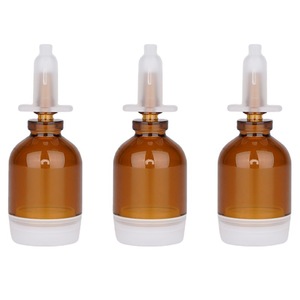 Nouveaux produits – Flacon ampoule transparent ambré en PS de 5 ml, 10 ml, 15 ml, forme bulbe, avec logo personnalisé, pour <span class=keywords><strong>acide</strong></span> hyaluronique et soins de la peau - Product Image 4