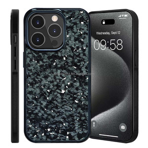 Étui de téléphone en fibre de carbone véritable forgée à 100% + TPU pour <span class=keywords><strong>iPhone</strong></span> 16Pro /15pro Max/15pro//15/14pro/<span class=keywords><strong>14</strong></span>/<span class=keywords><strong>14</strong></span> <span class=keywords><strong>Pro</strong></span> Max, étui en carbone - Product Image 2