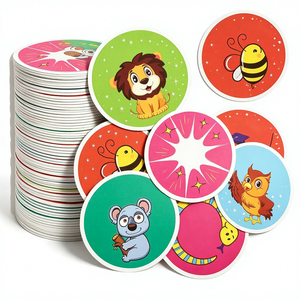 50 पीसी के प्यारे कार्टून पशु बच्चों ने विनील स्टिकर्स को पुरस्कृत किया - Product Image 3