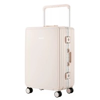 Valise de voyage haut de gamme moderne en polycarbonate rigide avec cadre en aluminium, roues pivotantes légères, serrure TSA, pour bagage à main ou à roulettes