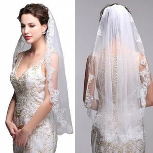 Nuovo <span class=keywords><strong>velo</strong></span> <span class=keywords><strong>da</strong></span> <span class=keywords><strong>sposa</strong></span> in pizzo a un solo strato copricapo <span class=keywords><strong>da</strong></span> <span class=keywords><strong>sposa</strong></span> coreano <span class=keywords><strong>con</strong></span> <span class=keywords><strong>velo</strong></span> a pettine per capelli - Product Image 2