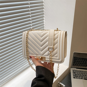 Borsa a tracolla da donna 2026 estiva alla moda tinta unita casual impermeabile con cerniera facile da abbinare pratica piccola quadrata per il pendolarismo - Product Image 3