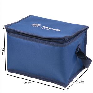 Custom Logo Small Oxford Cloth Insulated Lunch Cooler Thermal Aluminum Foil Bag for Food Delivery - Product Image 2