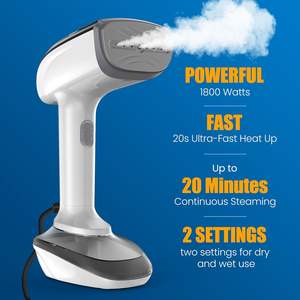 Electric Portable Fabric Clothing Steamer Vertical Steam Ironing for Clothes Handheld Garment Steamers - Product Image 2